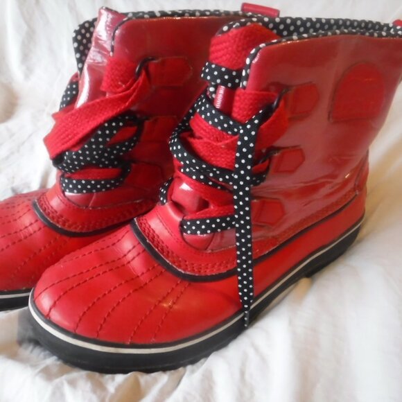 womens Red Sorel Winter Boots Womens Size 9 1/2 - Picture 8 of 9
